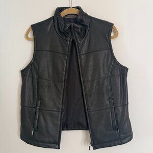 Brandon Thomas Leather Vest
